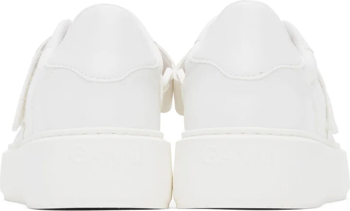 GANNI White Sporty Mix Sneakers - Image 2