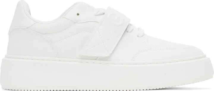 GANNI White Sporty Mix Sneakers