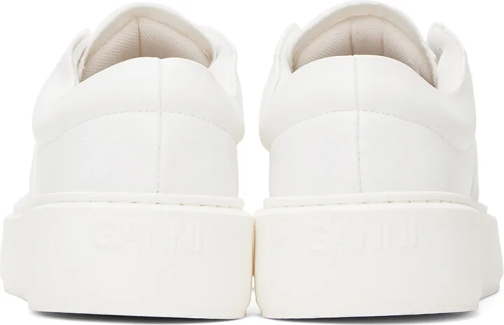 GANNI White Sporty Sneakers - Image 2