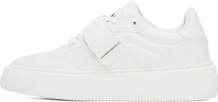 GANNI White Sporty Sneakers - Image 3