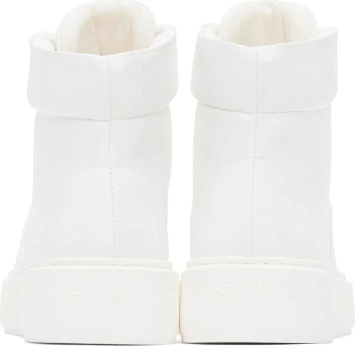 GANNI White Sporty Sneakers - Image 2