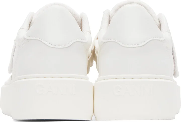 GANNI White Sporty Sneakers - Image 2