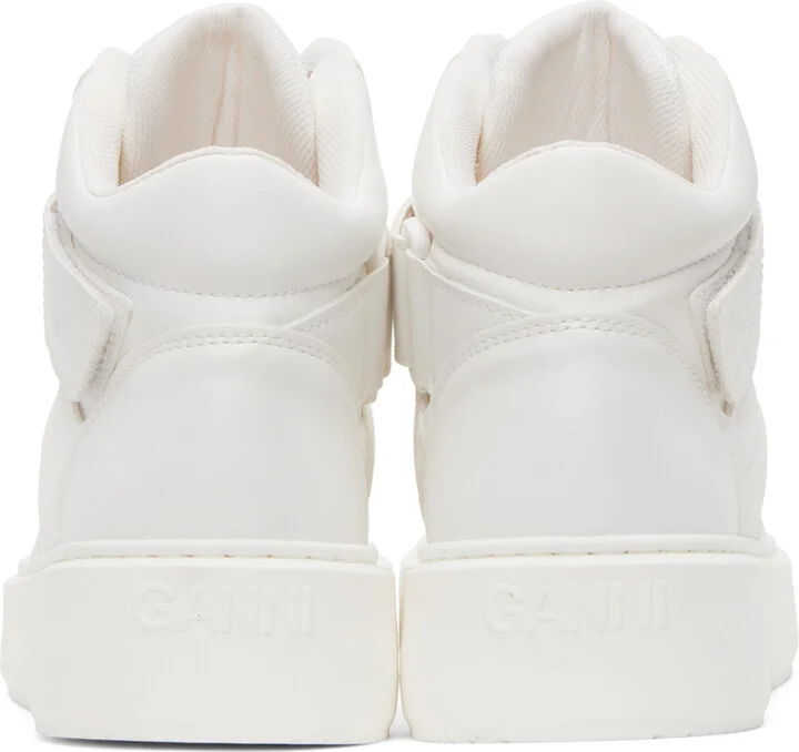 GANNI White Sporty Sneakers - Image 2