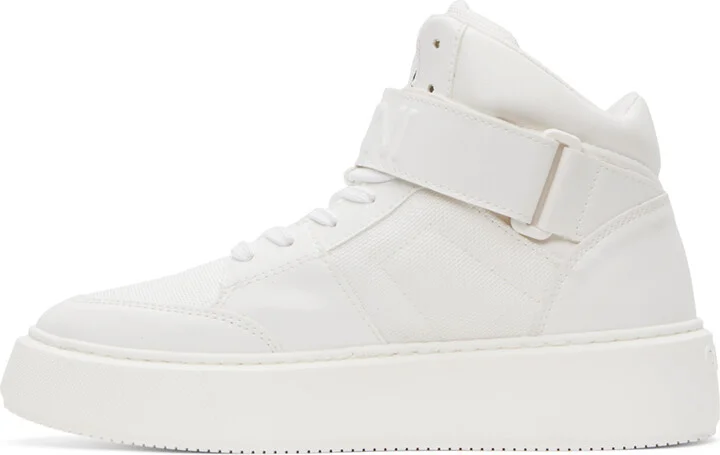 GANNI White Sporty Sneakers - Image 3