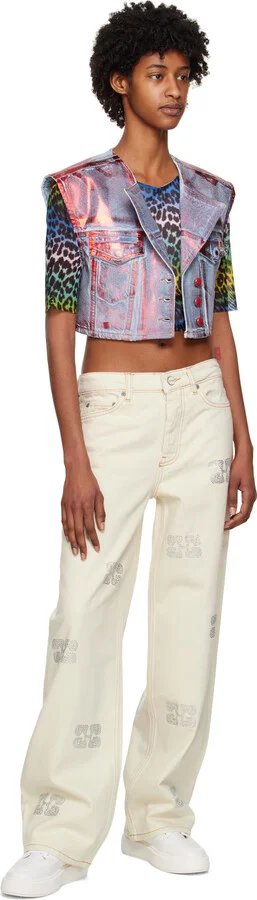 GANNI White Sporty Sneakers - Image 5