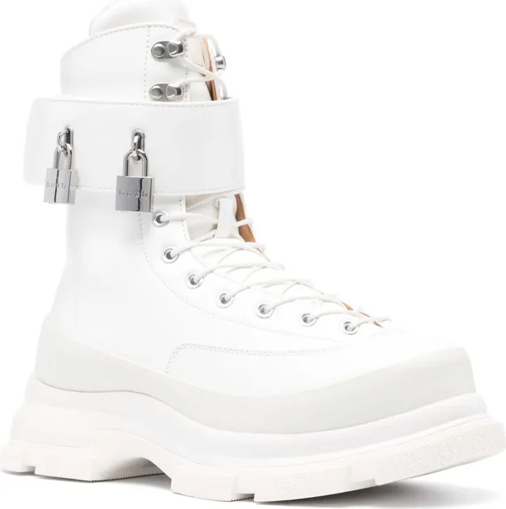 Gao Eva padlock-detail boots - Image 2