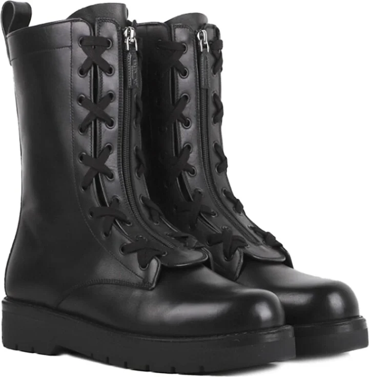 Garavani Combat Leather Boots - Image 2