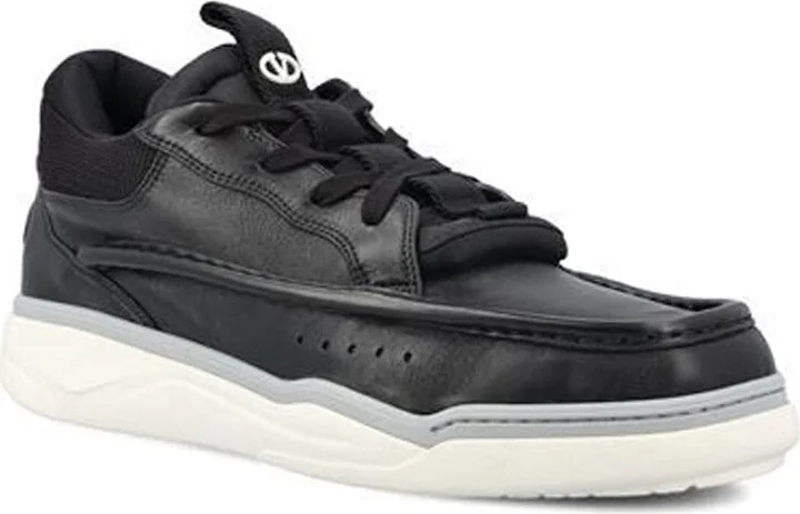 Garavani 'hybrid Rainboot' Leather Sneakers - Image 2