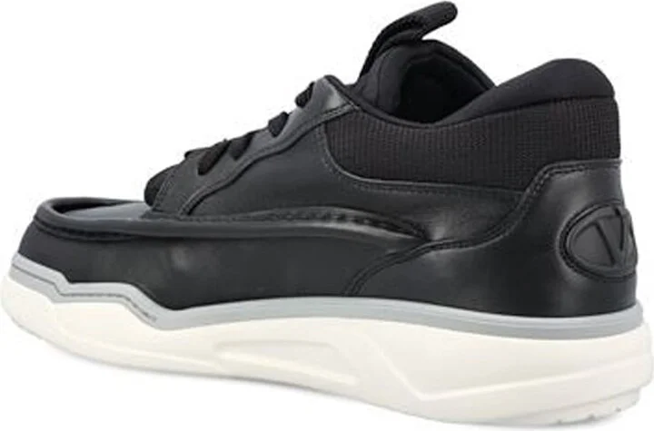 Garavani 'hybrid Rainboot' Leather Sneakers - Image 3