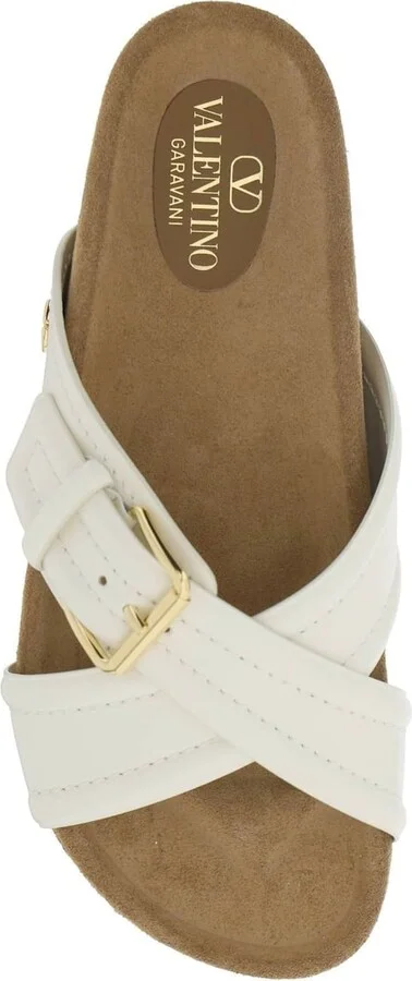 Garavani Leather Flat Sandals - Image 4