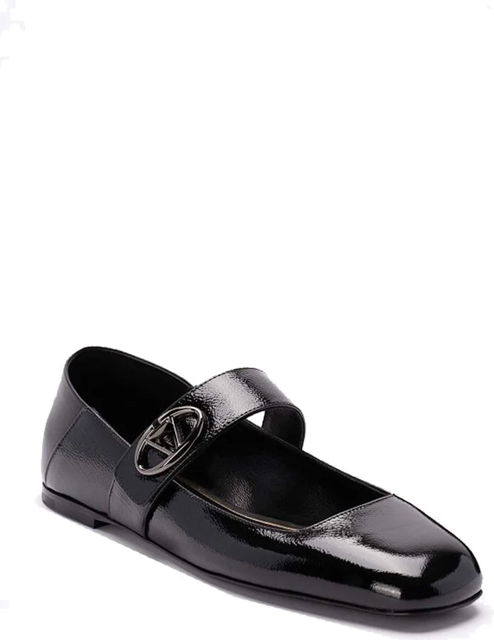 Garavani Leather Locker Ballerina Flats - Image 2