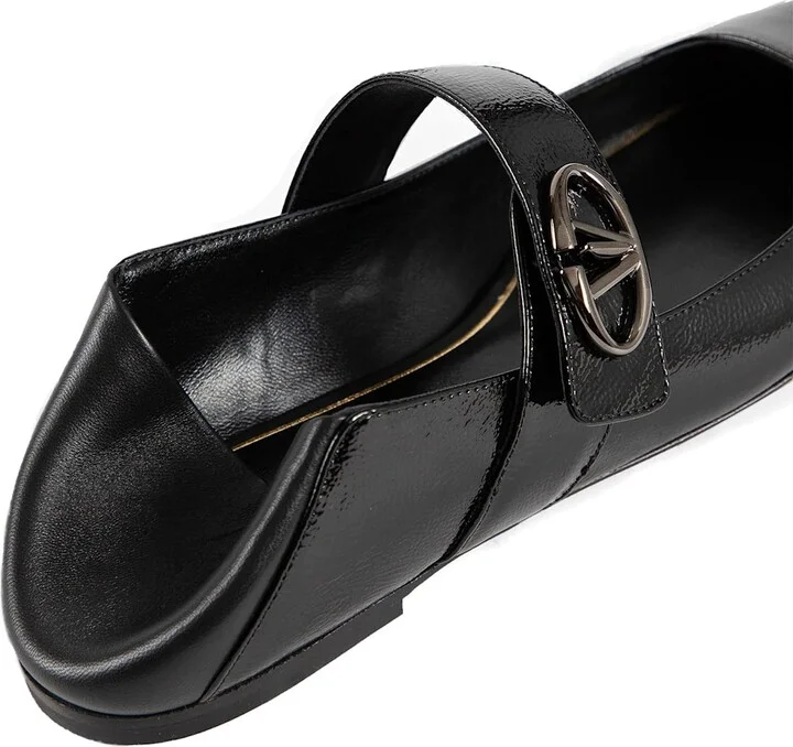 Garavani Leather Locker Ballerina Flats - Image 4