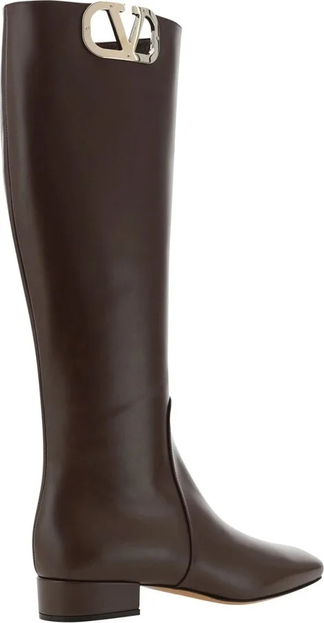 Garavani Leather Logo Boots - Image 2