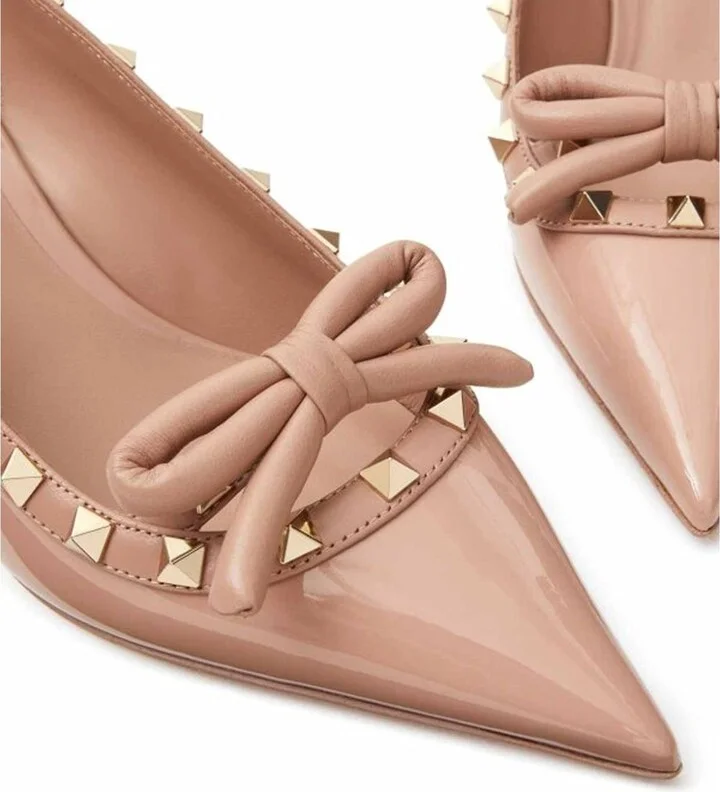 Garavani Leather Slingback Pumps - Image 4