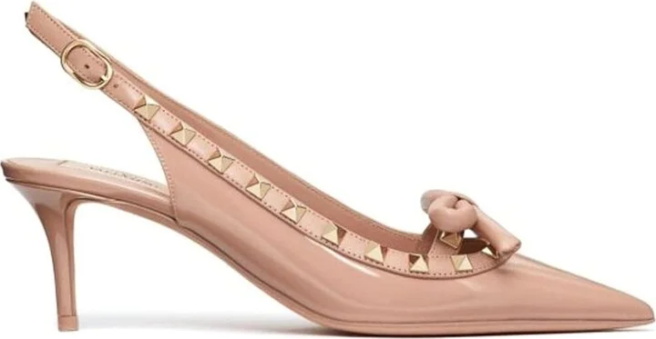 Garavani Leather Slingback Pumps