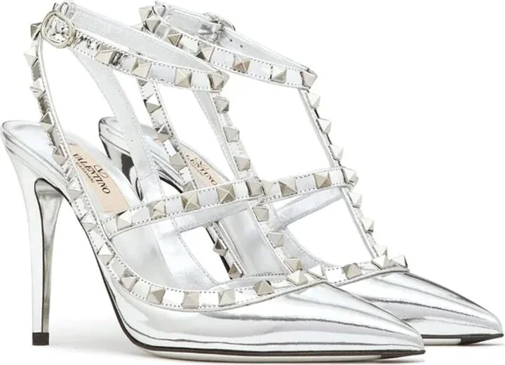 Garavani Rockstud Leather Pumps - Image 2
