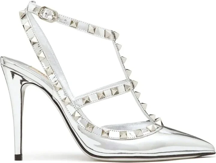 Garavani Rockstud Leather Pumps
