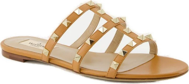 Garavani Rockstud Slip-on Flat Sandals - Image 2