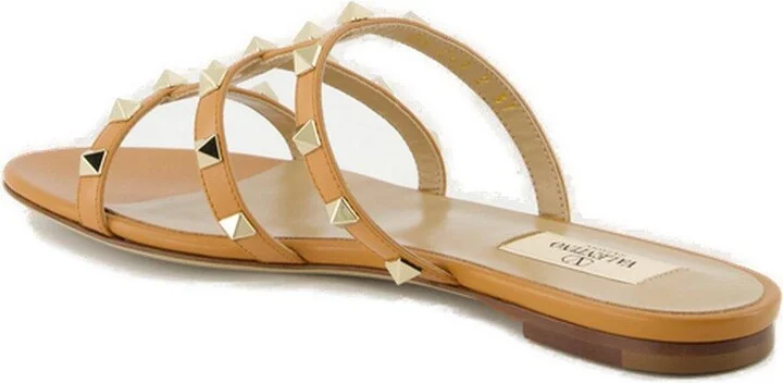 Garavani Rockstud Slip-on Flat Sandals - Image 3