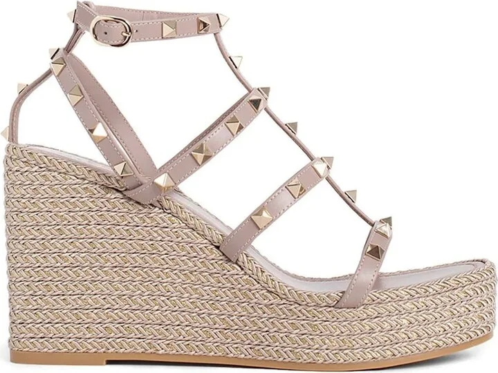 Garavani Rockstud Wedge Sandals
