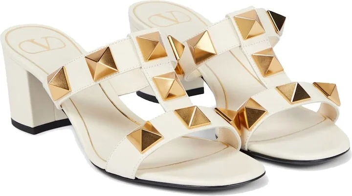 Garavani Roman Stud Leather Sandals - Image 2