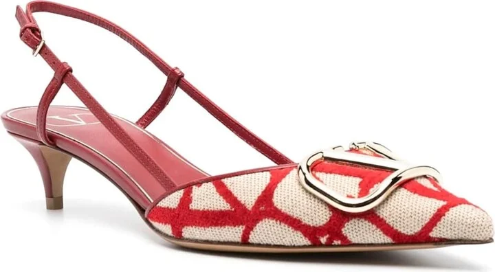 Garavani Toile Iconographe Pumps - Image 2