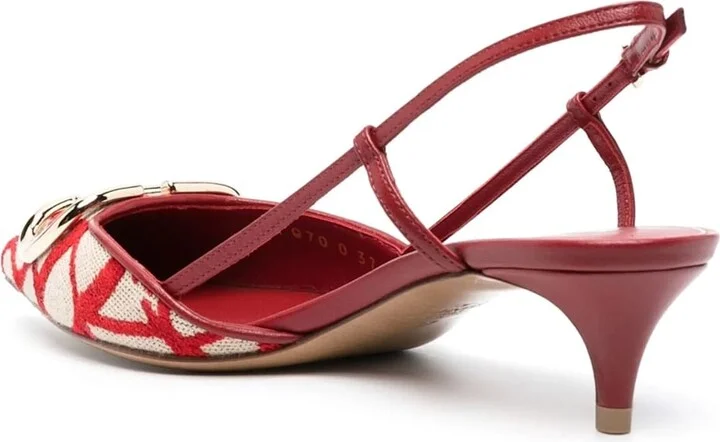 Garavani Toile Iconographe Pumps - Image 3