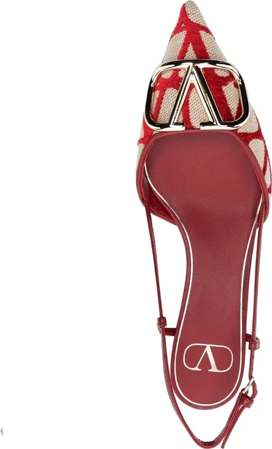Garavani Toile Iconographe Pumps - Image 4