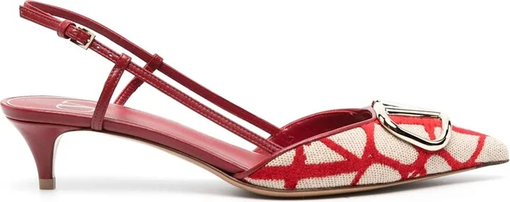 Garavani Toile Iconographe Pumps