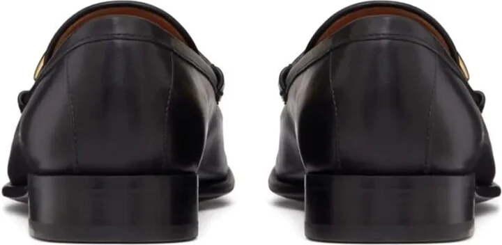 Garavani V-logo Moon Leather Loafers - Image 3