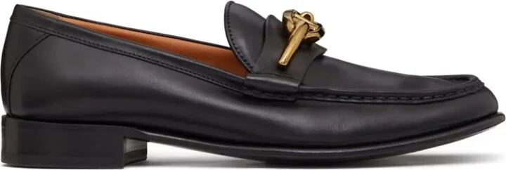 Garavani V-logo Moon Leather Loafers