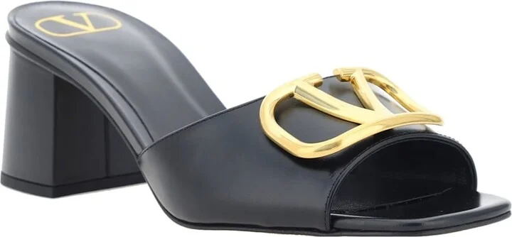Garavani Vlogo Leather Sandals - Image 2