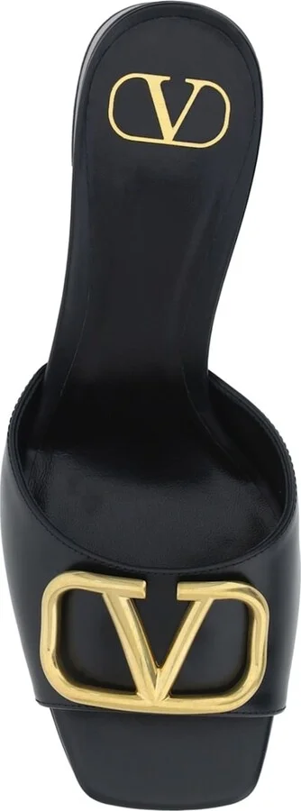 Garavani Vlogo Leather Sandals - Image 4