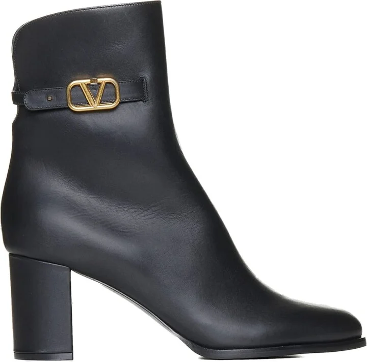 Garavani Vlogo Signature Leather Boots
