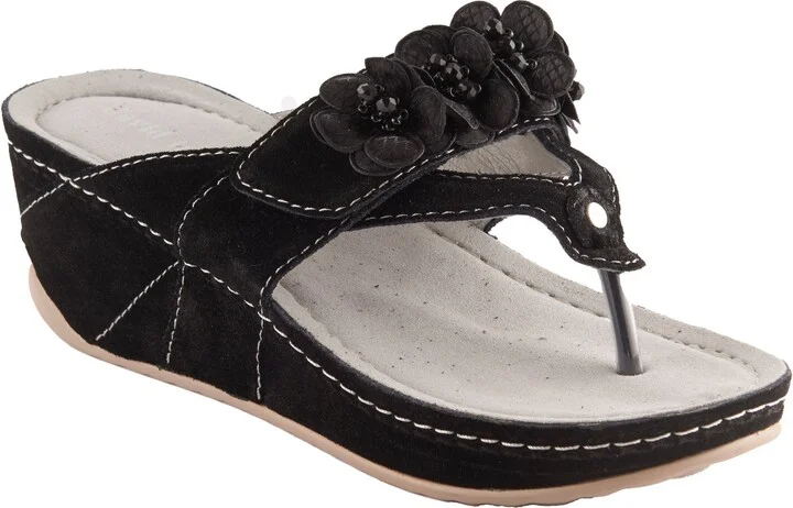 Garden Wedge Sandal