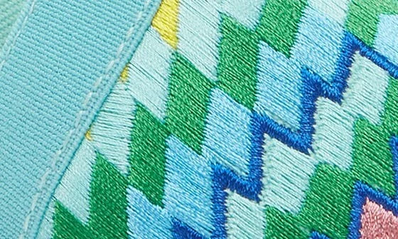 Gardenia Embroidered Espadrille Wedge - Image 7