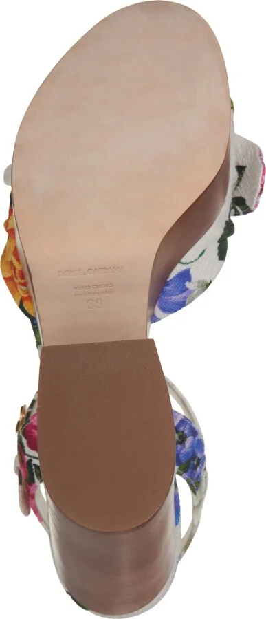 Gardenia Print Platform Sandal - Image 6