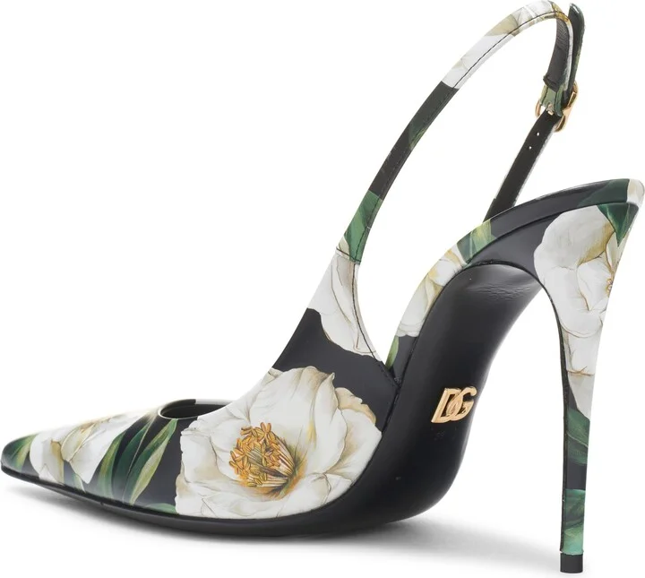 Gardenia Print Slingback Pump - Image 2