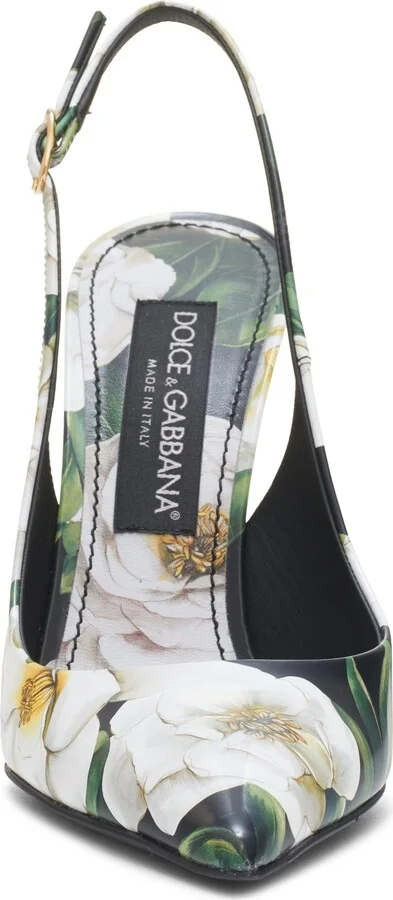 Gardenia Print Slingback Pump - Image 4