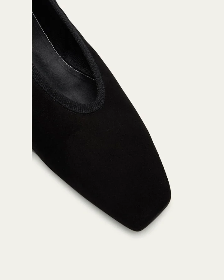 Garderob Suede Ballerina Flats - Image 3