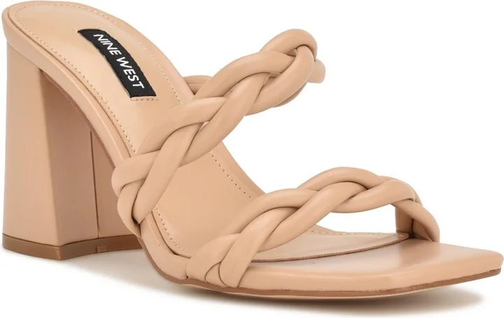 GARITA3 Womens Braided straps Casual Block Heel