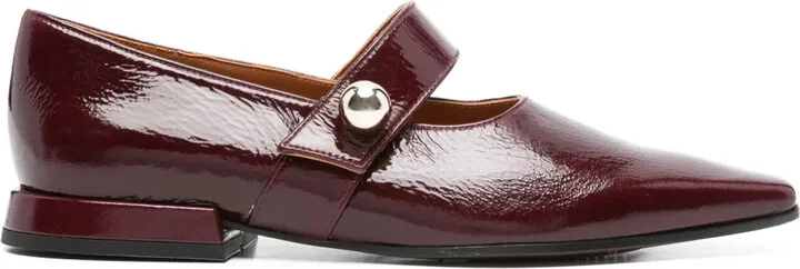 Garne pointed-toe ballet flats