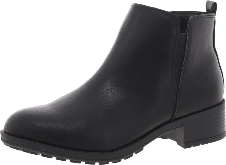 GARNERRP Womens Zipper Manmade Ankle Boots