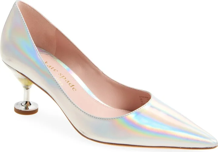 Garnish Olive Pointed Toe Pump