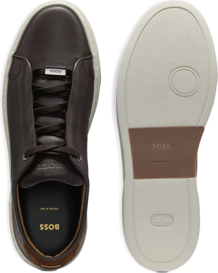 Gary leather lace-up sneakers - Image 4