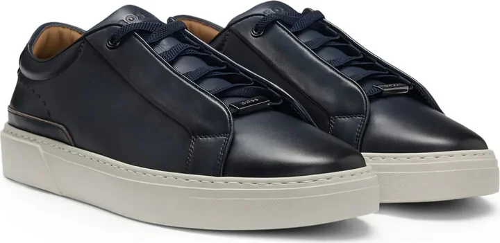 Gary leather lace-up sneakers