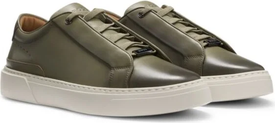 Gary leather trainers with hidden laces