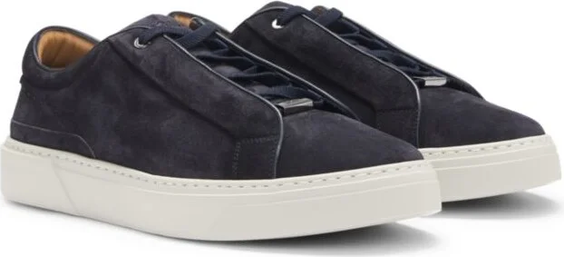 Gary low-top trainers in suede