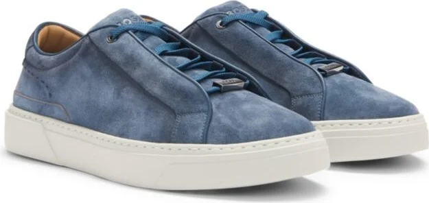 Gary low-top trainers in suede