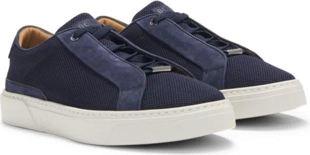 Gary low-top trainers with breathable knit uppers